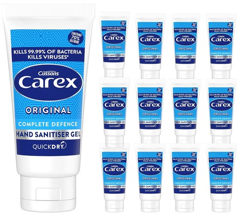 Carex hand sanitiser - carex, gel