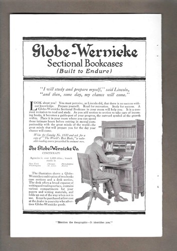1916 globe wernicke sectional - 1916,