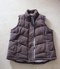 Joules gilet size 14 (small) Brown zip & button front hardly worn