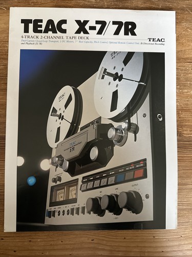Teac x10 10r - teac, x7/7r/x10/10r