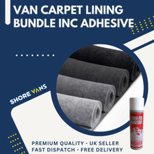 CAMPER VAN CARPET LINING INC ADHESIVE 4 WAY STRETCH TRANSIT TRANSPORTER CADDY