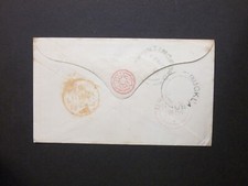 Hertfordshire Stationery QV 1d Envelope 148 Numeral BUNTINGFORD & "BUCKLAND" UDC