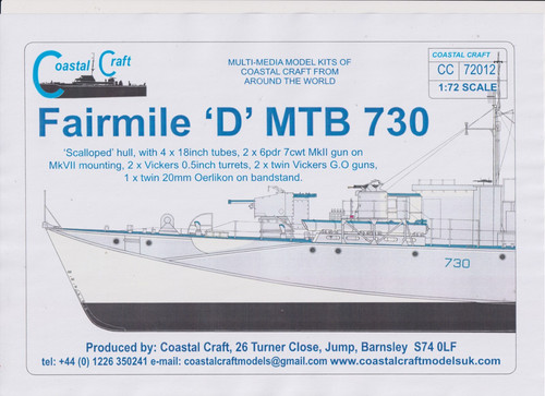 Coastal craft models cc72012 - craft,