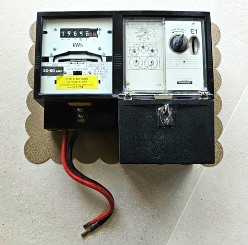 Old vintage electric coin - electric,