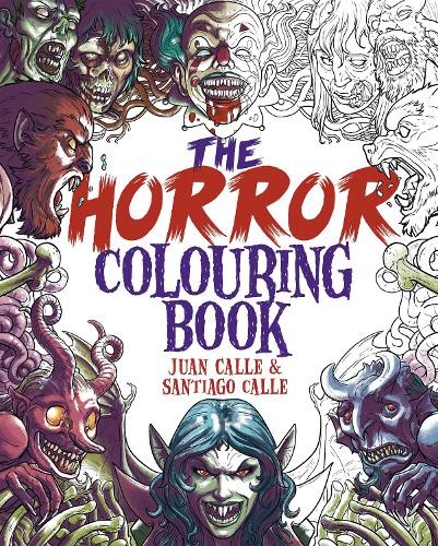The horror colouring book - the,