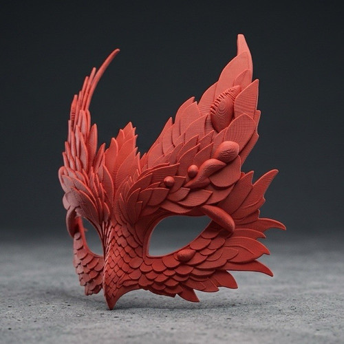 Red dragon scale - red,