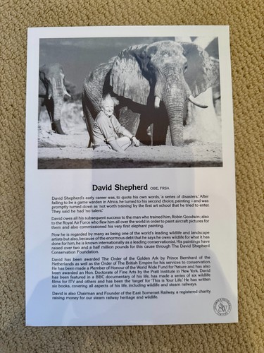 New david shepherd signed - david,
