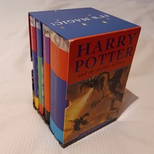 Harry Potter Hardback Book Boxed Set 1 - 4 Bloomsbury It's Magic J K Rowling