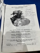 BSA 1946-50 A7 & A7 Star Twin Owners Manual 20-30192c