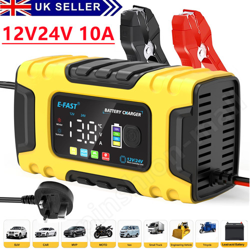 Car battery charger - car, 12v