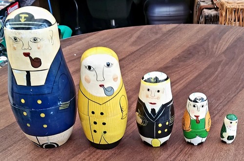 Vintage russian wooden - vintage,