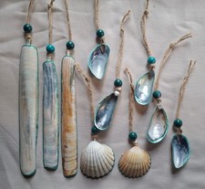 Decoupage Shell Christmas Tree Decoration