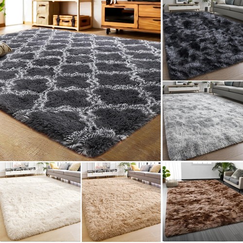 Large shaggy fluffy rugs - large,