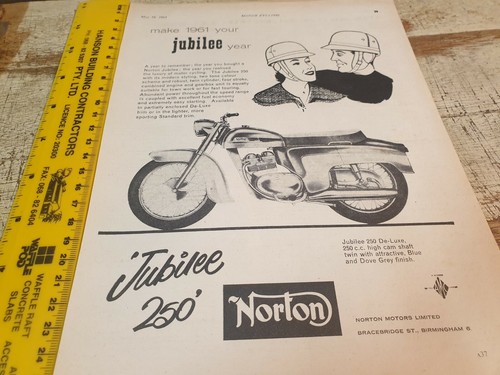 1961 norton jubilee 250 - 1961,