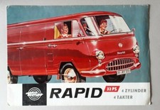 Tempo Rapide Brochure 1958 - Van  Kombi  Pick-up  Bus  Tipper