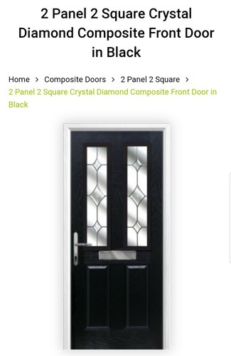 Composite door with - composite, side