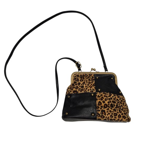 Animal print crossbody bag - print,
