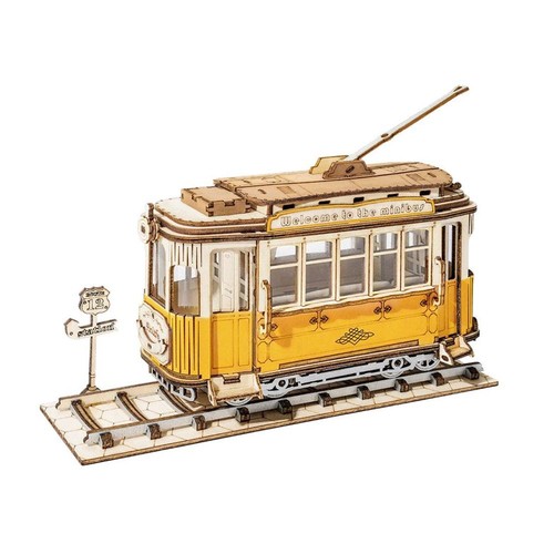 Robotime rolife retro tramcar - rolife,