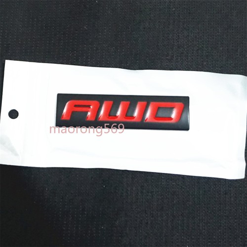 Black matte red awd metal - 1x,
