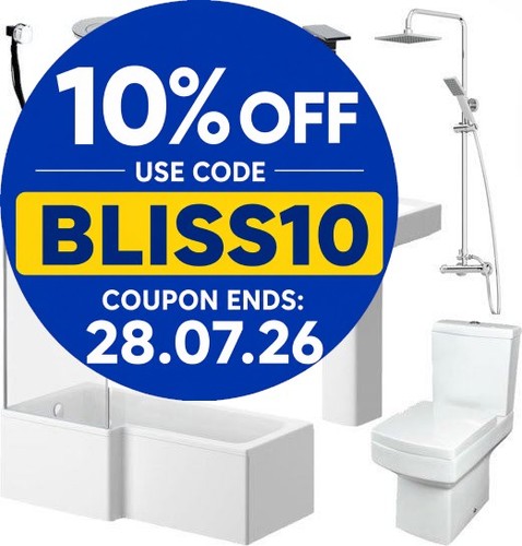 Complete bathroom suite - complete, l