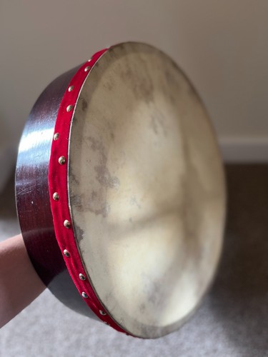Irish bodhran drum and - , stick
