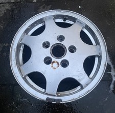 SINGLE GENUINE 16” PORSCHE D90 ALLOY DESIGN S2 911 964 928 VW MK1 GOLF 8J LUPO