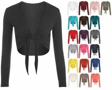 Women Long Sleeve Open Front