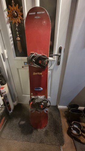 Snowboard and bindings - and,