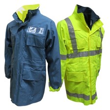 RAF Police Blue / Hi Vis Reversible Jacket Heavyweight Grade 1 Used Dog Walking