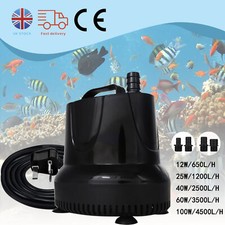 Submersible Water Pump Fish Tank Aquarium Feature Pond Fountain 4500 Litres/hr