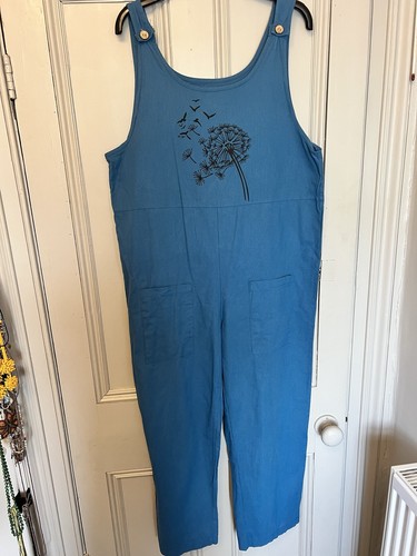 Women blue cotton hippy - blue,