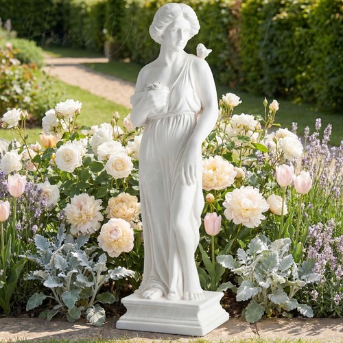 Greek goddess garden statue - greek,