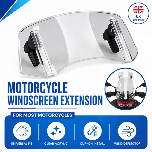 Motorbike windshield extension - windshield,
