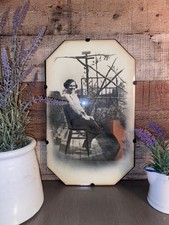 Antique art deco frameless - art,