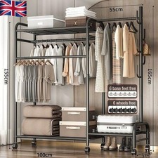 Clothes rack with shelfs - clothes, &