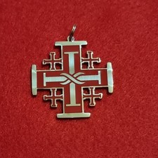 Knights Templar Cross Pendant - 30mm diameter 
