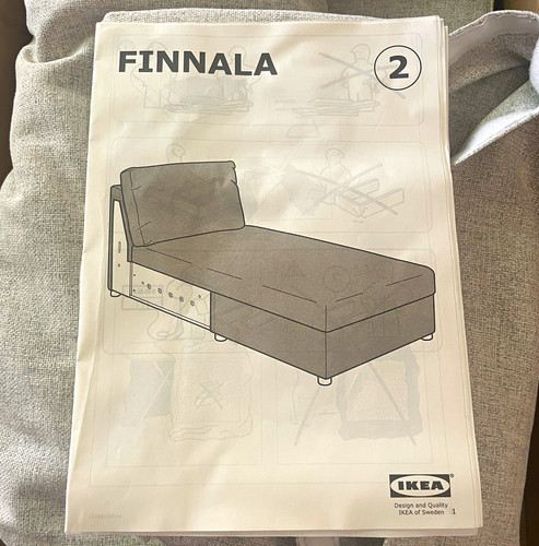 Ikea finnala gray - gray, chaise