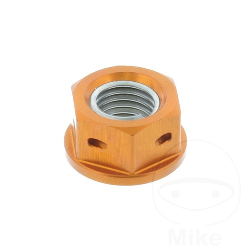 Sprocket nut m10x1 - sprocket, alu