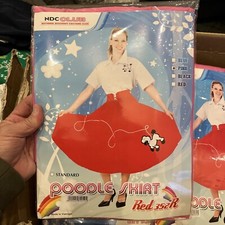 50's Grease Pink Poodle Dress