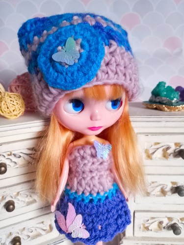 Clothes for blythe hat and - clothes,