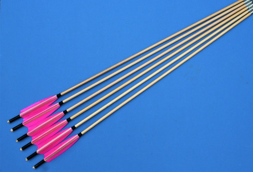 Traditional wooden arrows - 6,