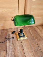 Banker's Lamp Green Glass