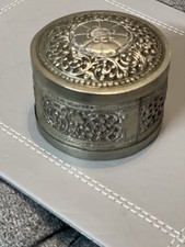 Vintage Silver Plate Round