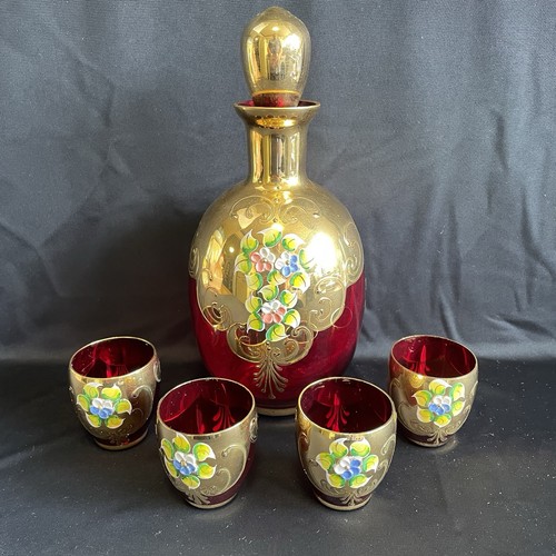 Murano italian art glass wine - murano,