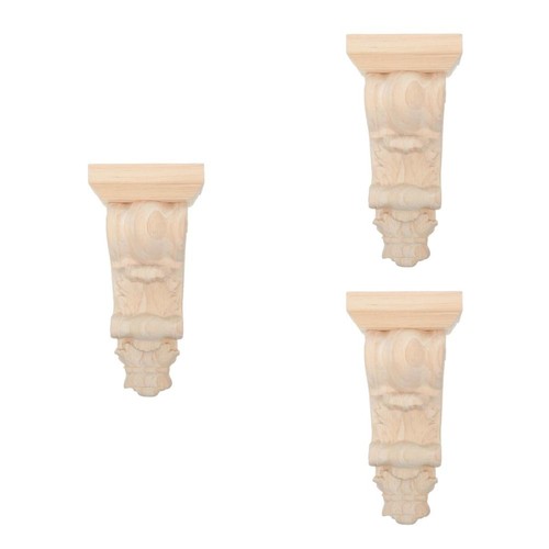 3pcs wood corbel wooden - corbel,