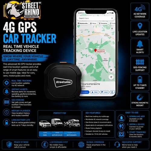 Gps tracker real time - 4g,
