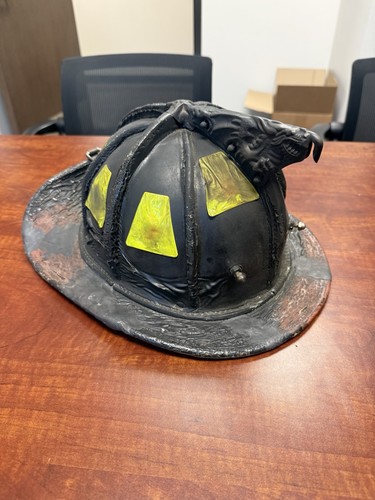 Leather fire helmet n6a - fire,