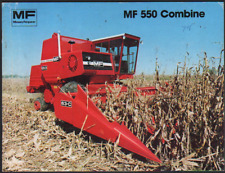 Massey Ferguson "MF 550" Combine Brochure804