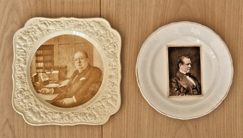 Pair collectable sepia - pair, of