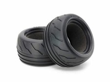 Tamiya 54830 T3-01 Rear Wide Semi-Slick Tires/Tyres, (Dancing/Dual Rider/T301)
